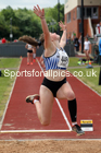 Womens under-20s long jump, 2021 Northern Senior and Under-20s Champs., Leigh. Photo: David T. Hewitson/Sports for All Pics